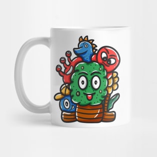 Face Monster Character Mug